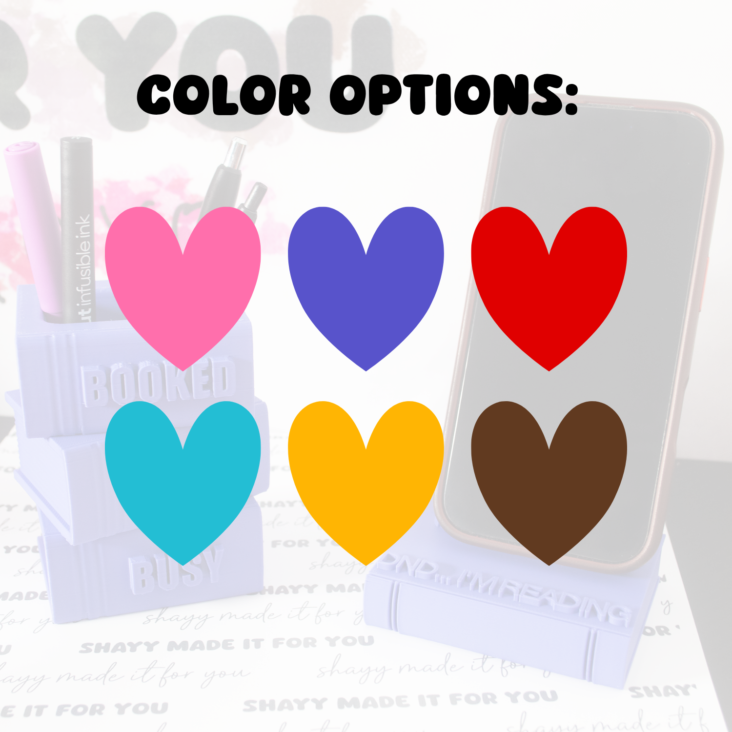 Bookish Pen Holder & Phone Stand | 2PC Set