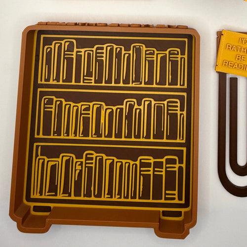 Bookcase Desk Tray | Aesthetic Catchall for Readers