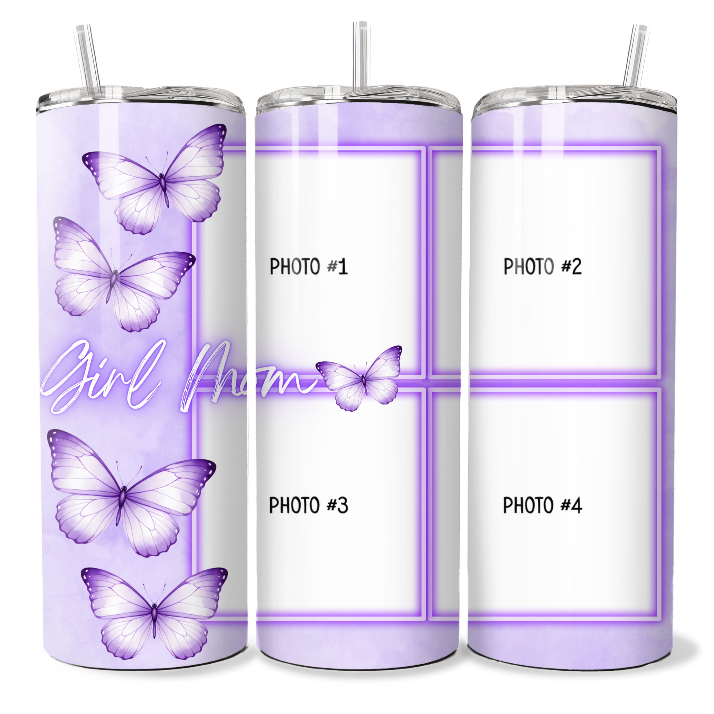 Mother's Day - Girl Mom - 20 oz Tumbler