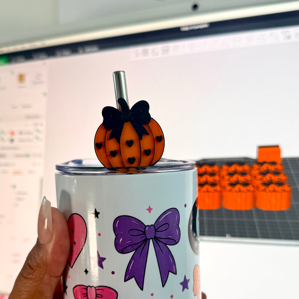 Pumpkin Straw Topper