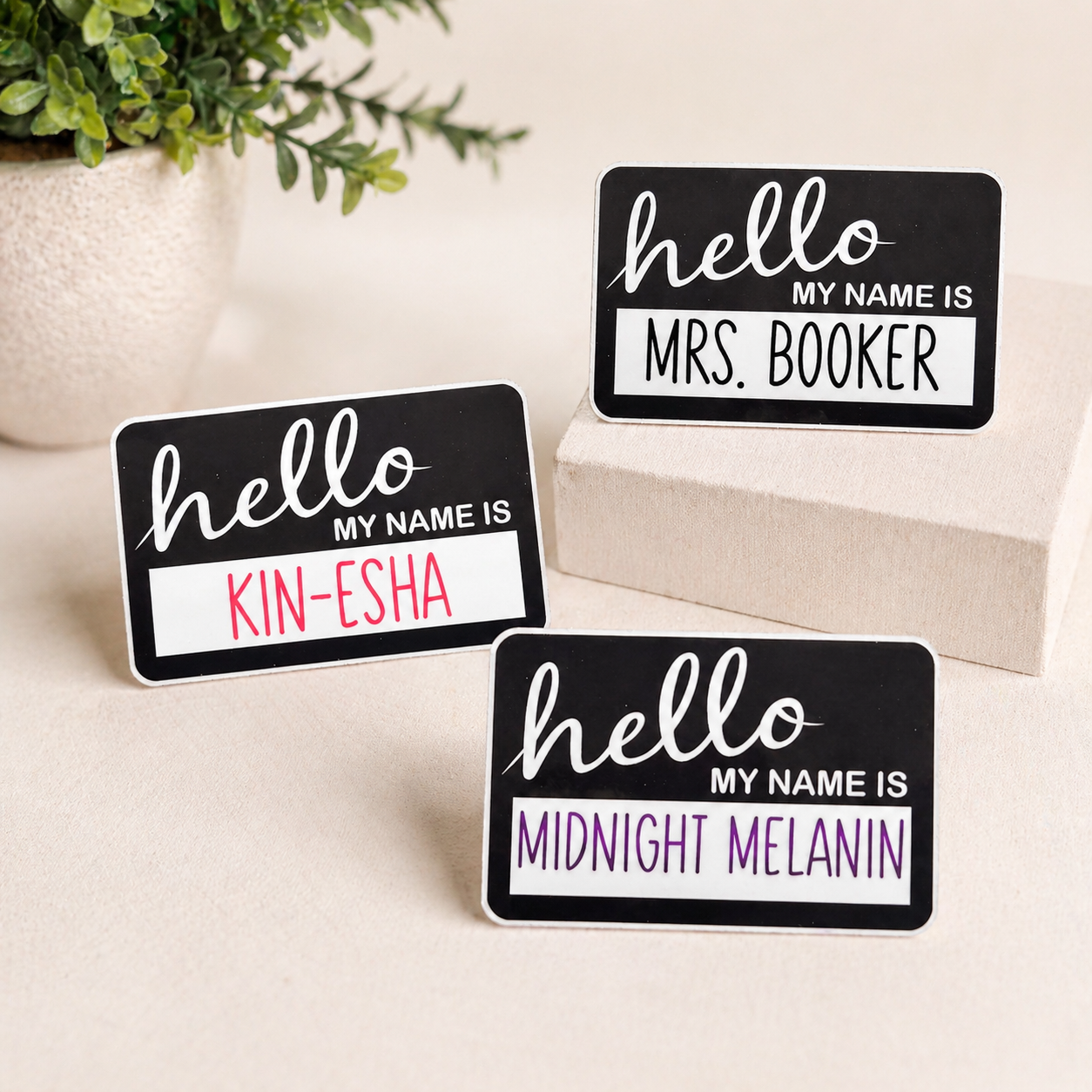 Kindle Name Stickers