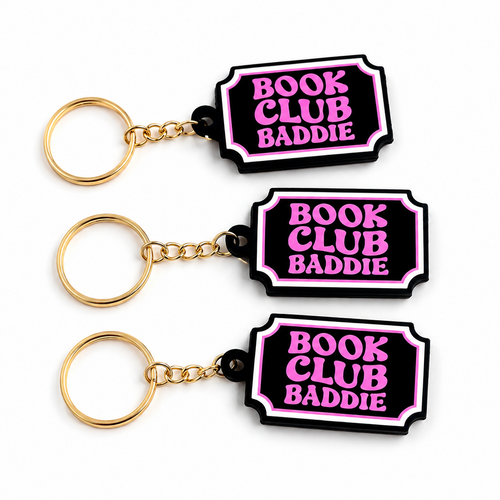 Book Club Baddie Keychain