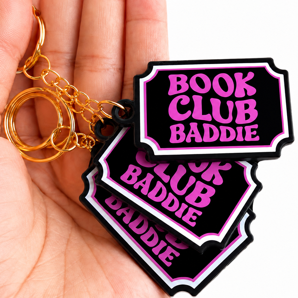 Book Club Baddie Keychain