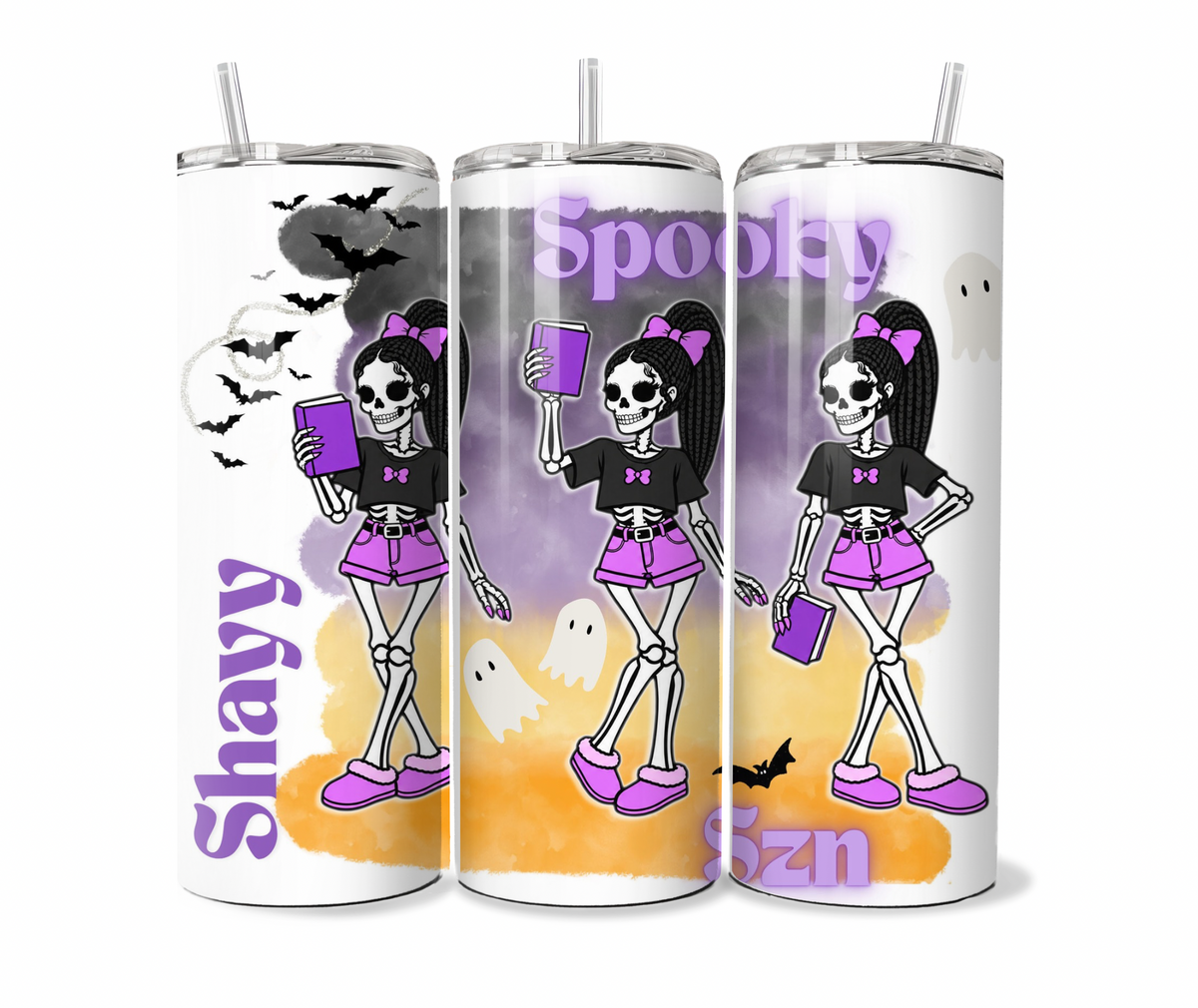 "Spooky Book Bae" - 20 oz Tumbler