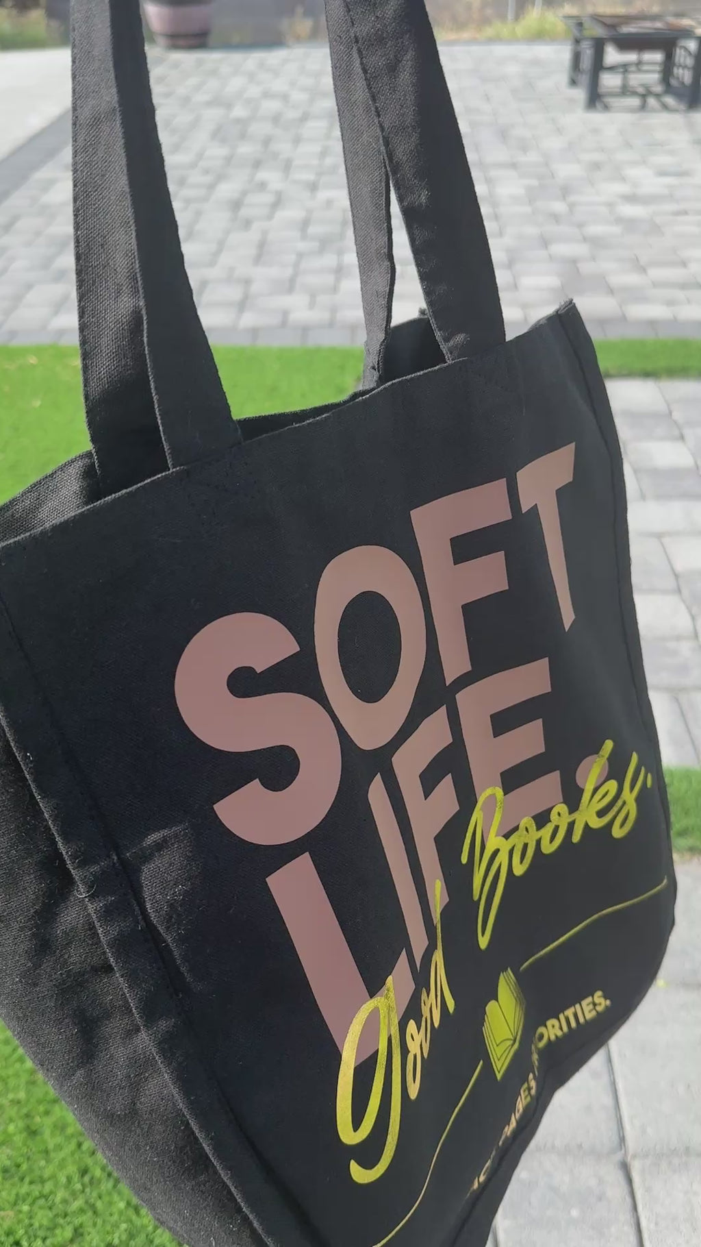 Soft Life, Good Books Tote