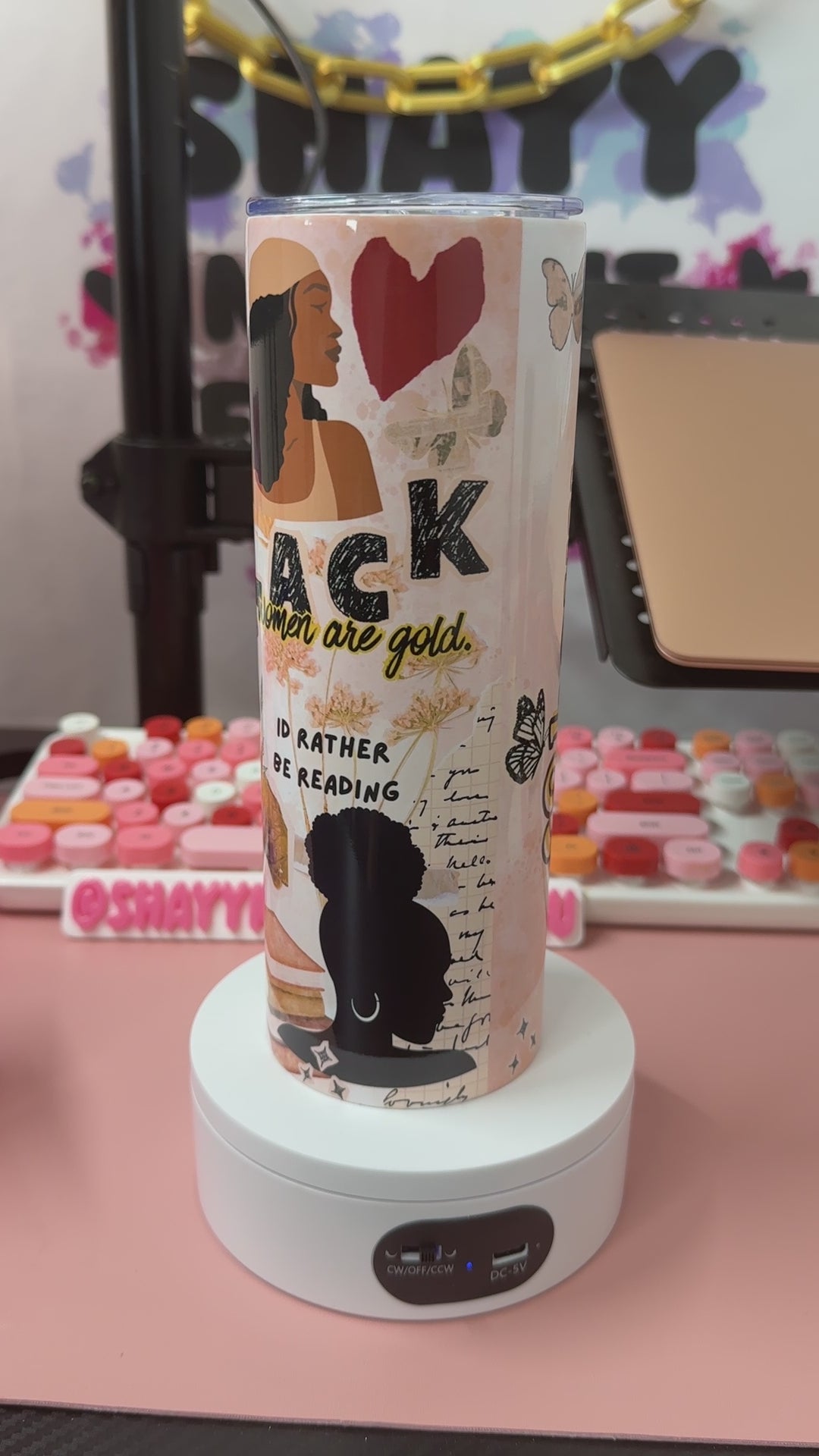 "Black Women Are Gold" - 20 oz Tumbler